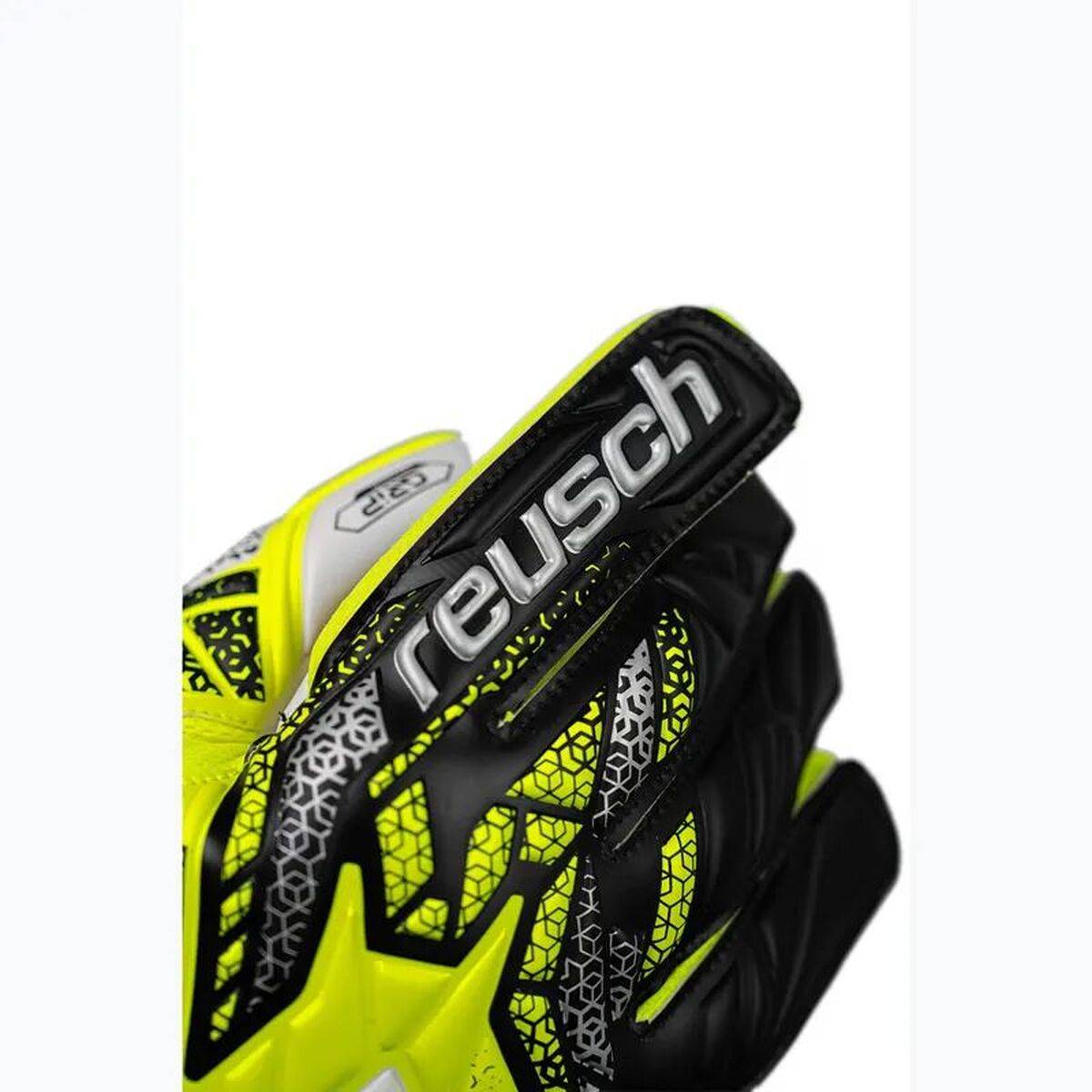 Guantes de Portero Reusch Attrakt Grip safe Amarillo Adultos