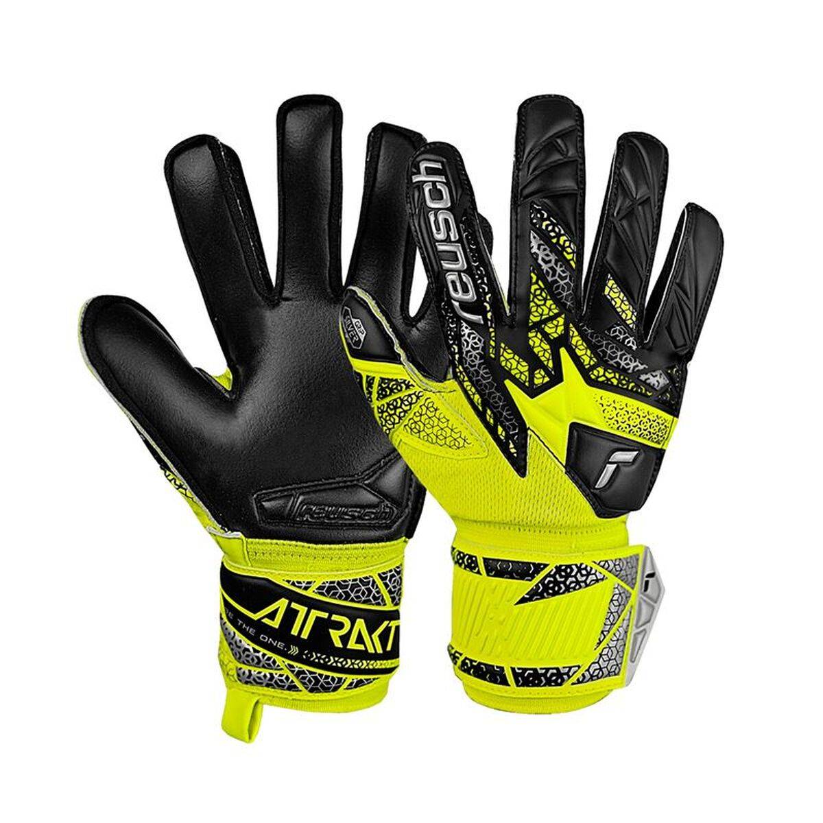 Guantes de Portero Reusch Attrakt Silver Amarillo