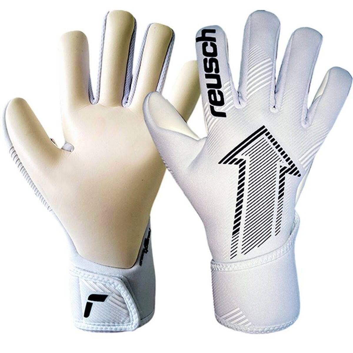 Guantes de Portero Reusch Attrakt Fastgrip Silver Blanco Adultos