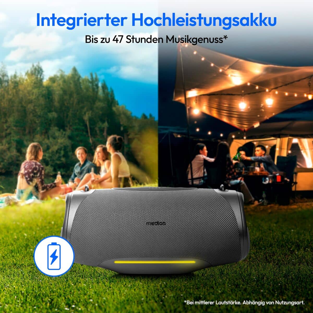 Altavoz Bluetooth Portátil Medion 50077074 Antracita (Reacondicionado A)