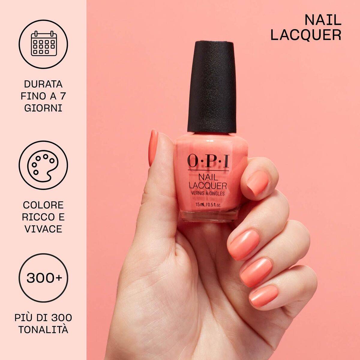 Esmalte de uñas Opi NAIL LACQUER 15 ml