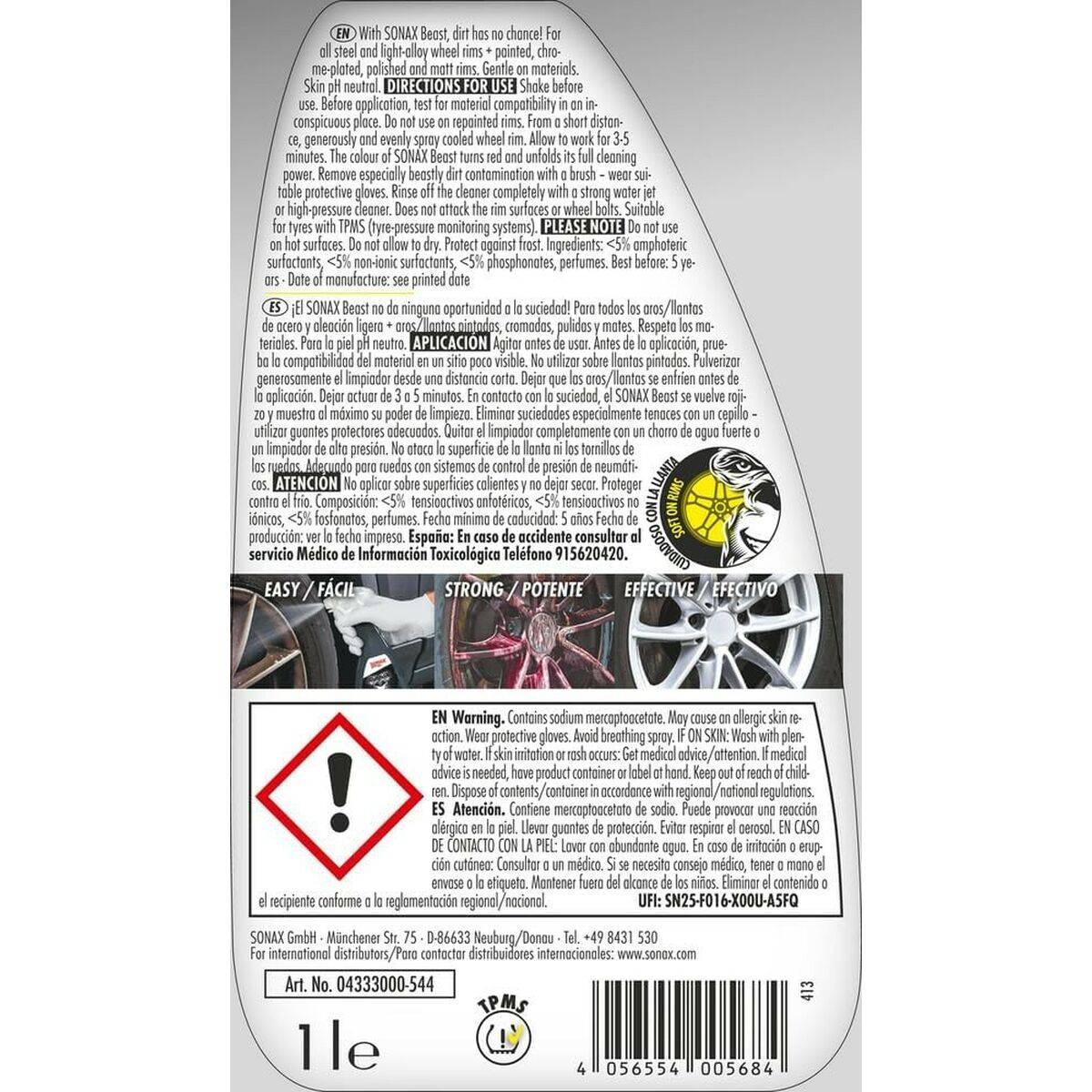 Limpia Llantas Sonax Beast 1 L