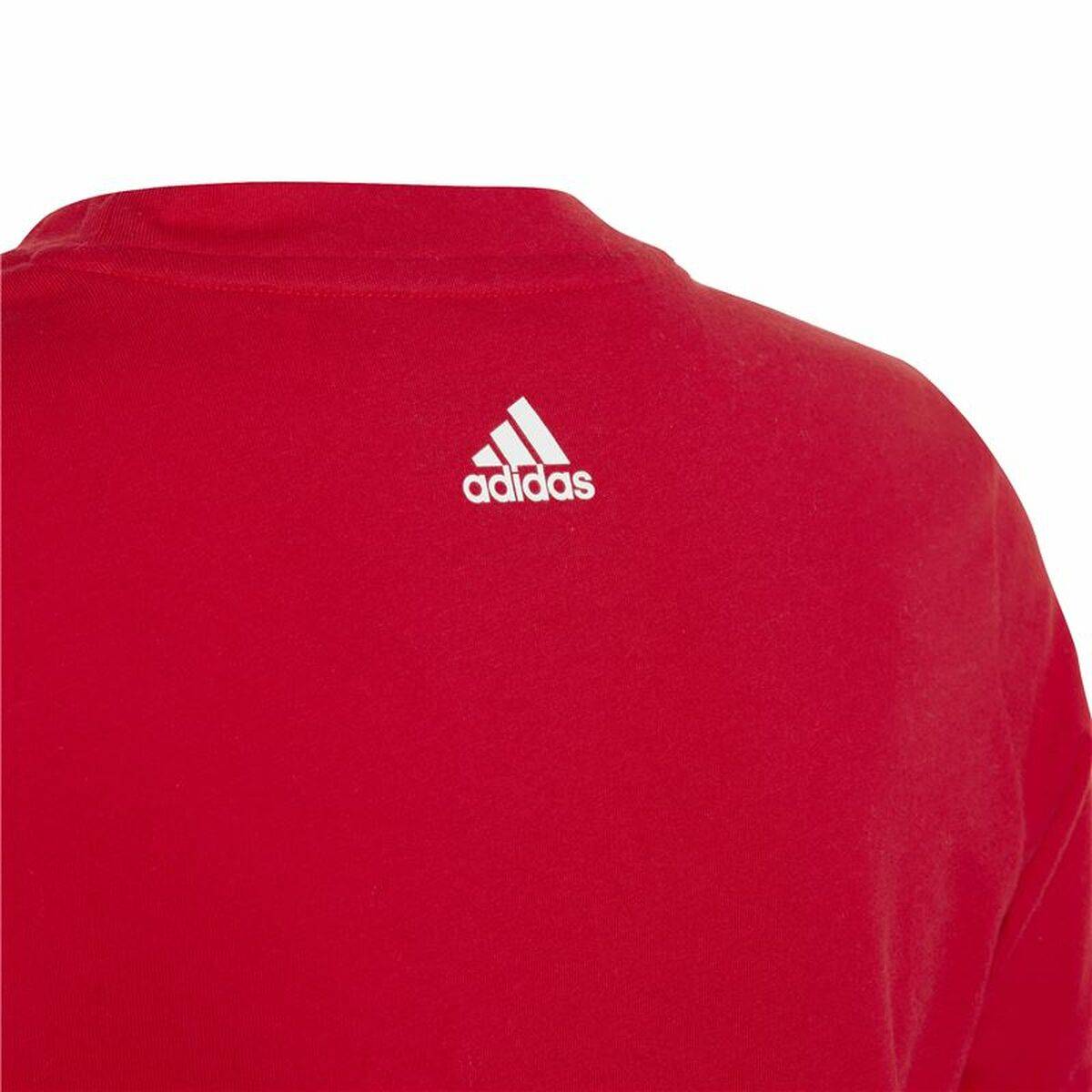 Camiseta de Manga Corta Infantil Adidas Lin Roja