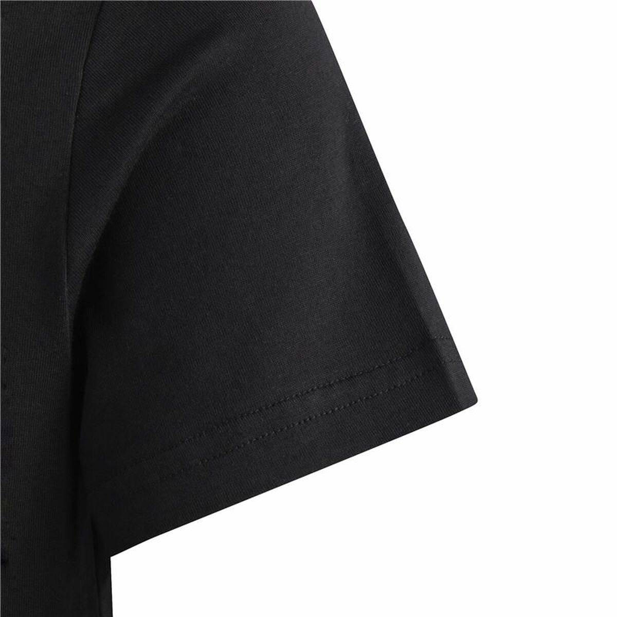 Camiseta de Manga Corta Infantil Adidas Essentils Logo Linear Negro