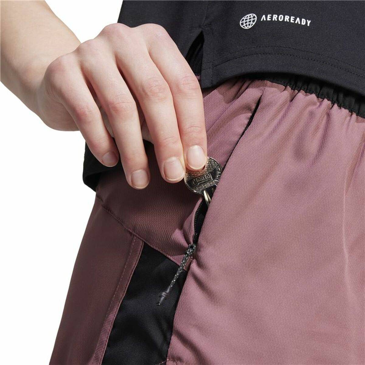 Pantalón Corto Deportivo Adidas Mt Trail Sh Rosa