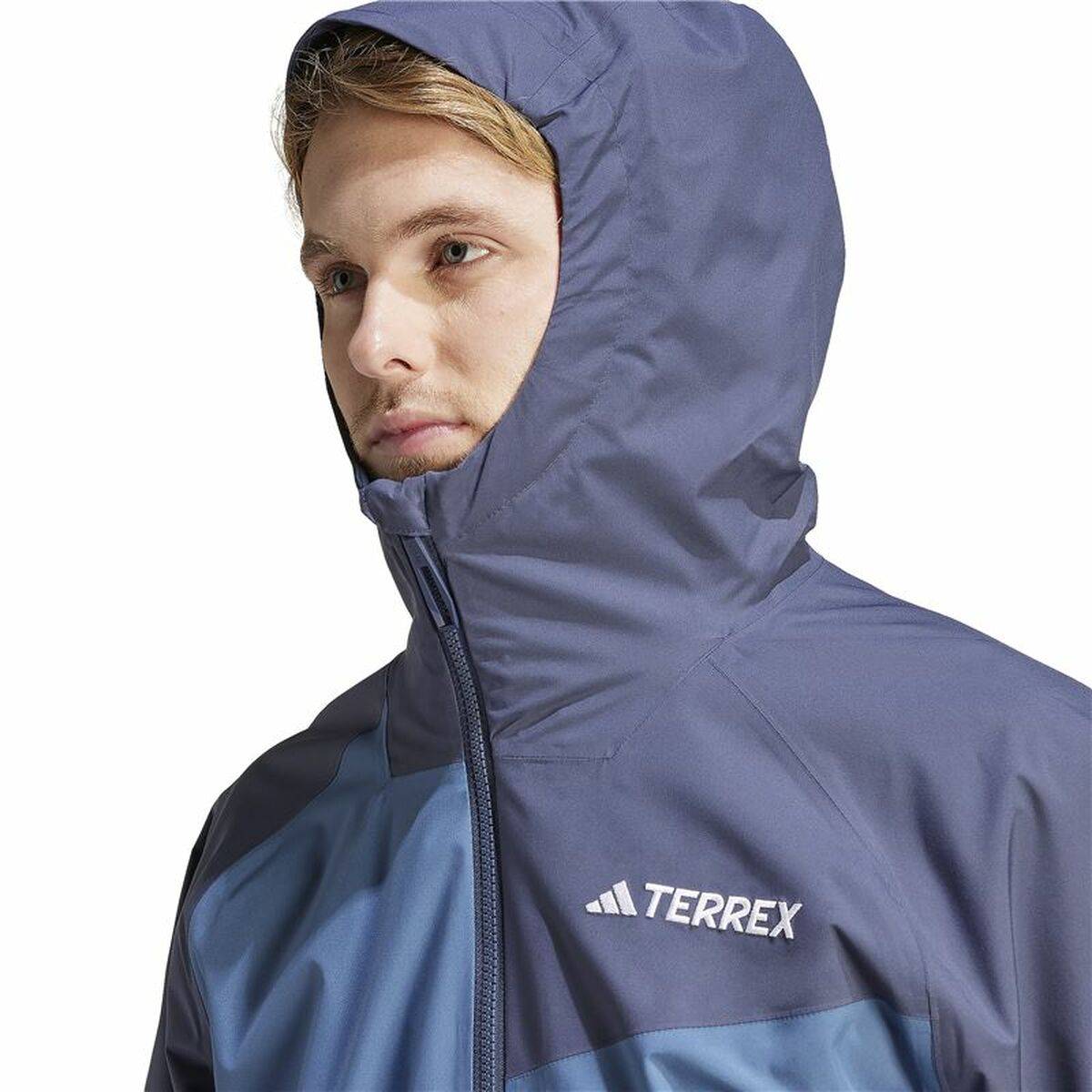 Chaqueta Deportiva para Hombre Adidas Multi 2L Rain Azul