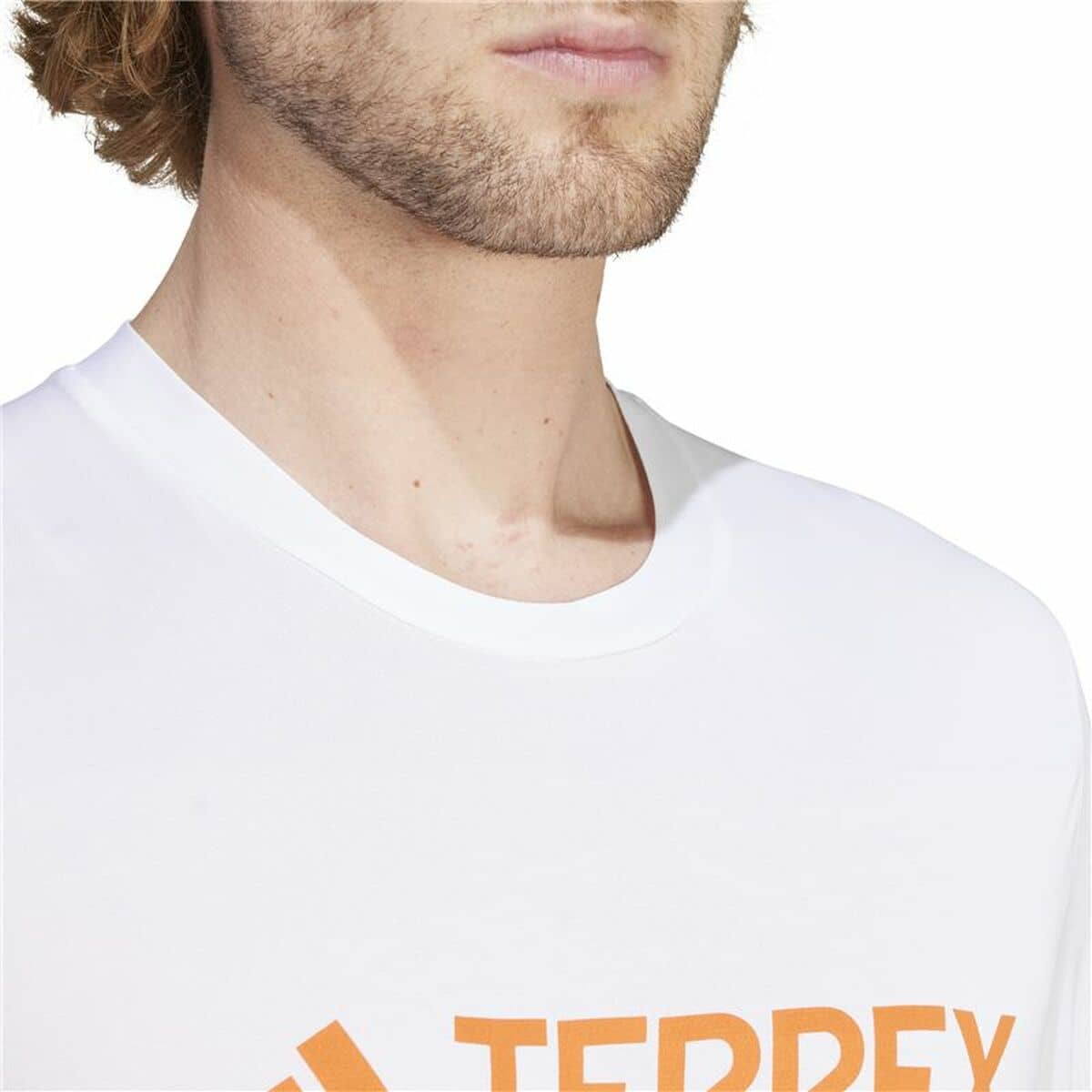 Camiseta de Manga Corta Hombre Adidas Mt Log Tech Blanco