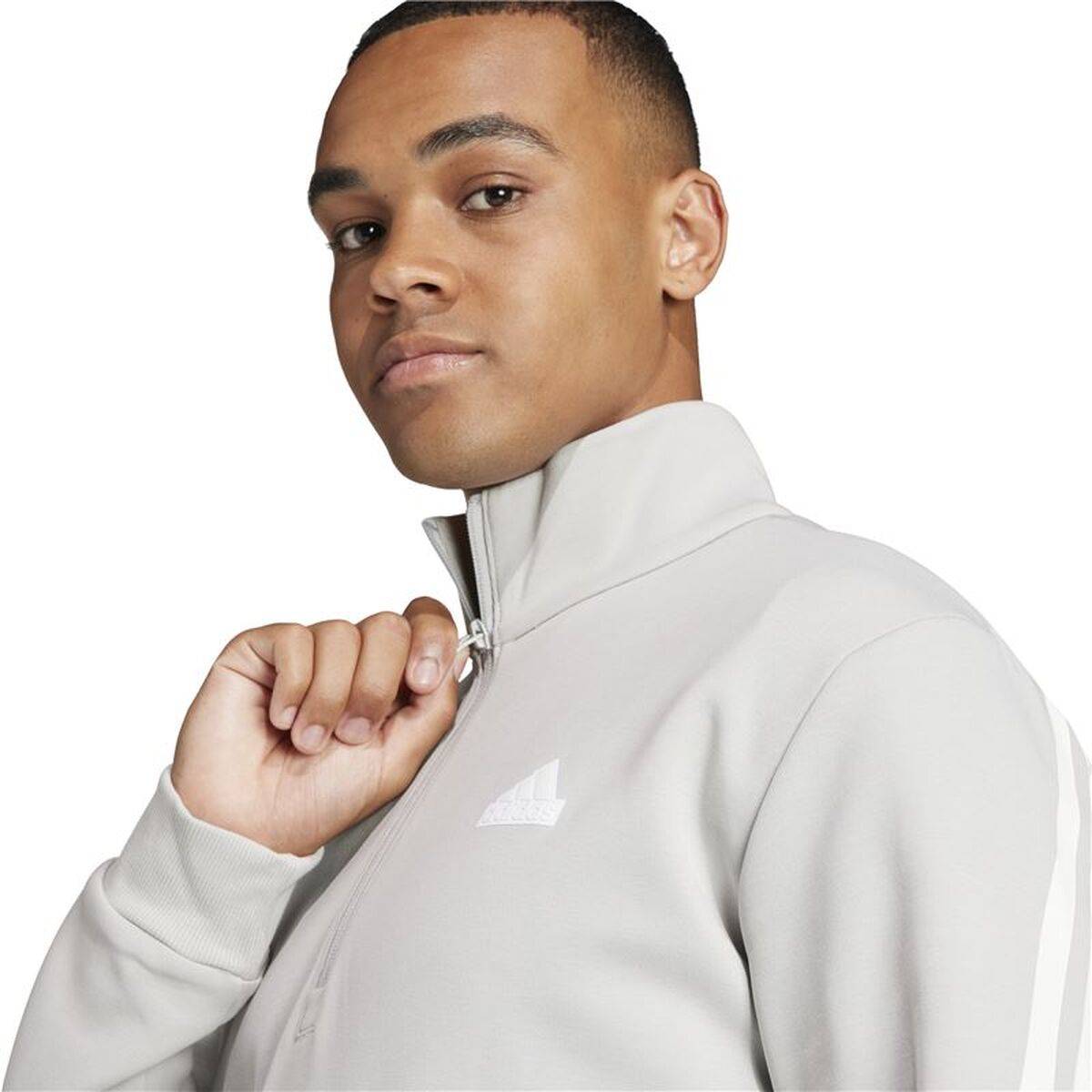 Sudadera con Capucha Hombre Adidas Fi 3S Halfzip