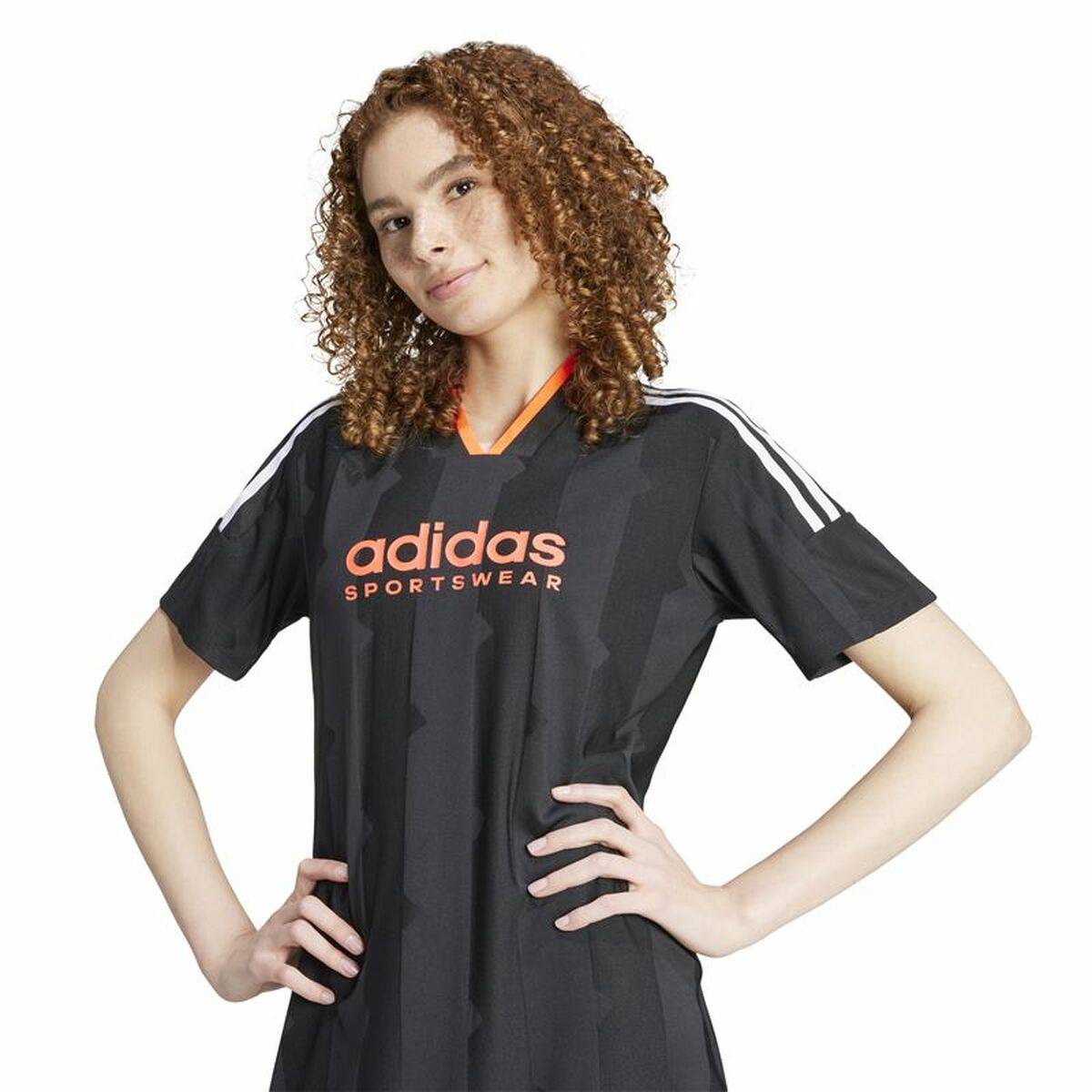 Vestido Adidas Tiro Cut 3 Bandas Jacquard Negro
