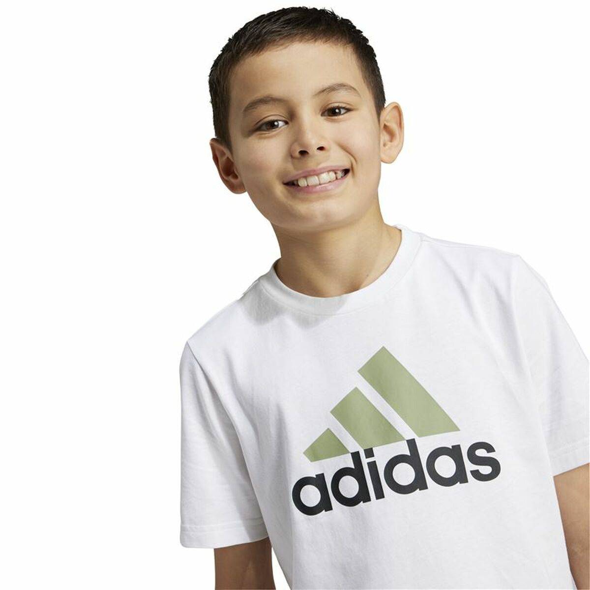 Camiseta de Manga Corta Unisex Adidas Essentials Blanco