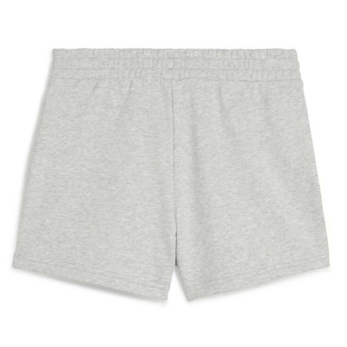 Pantalón Corto Deportivo Puma ESS Small No. 1 Logo 4'' Shorts TR Gris