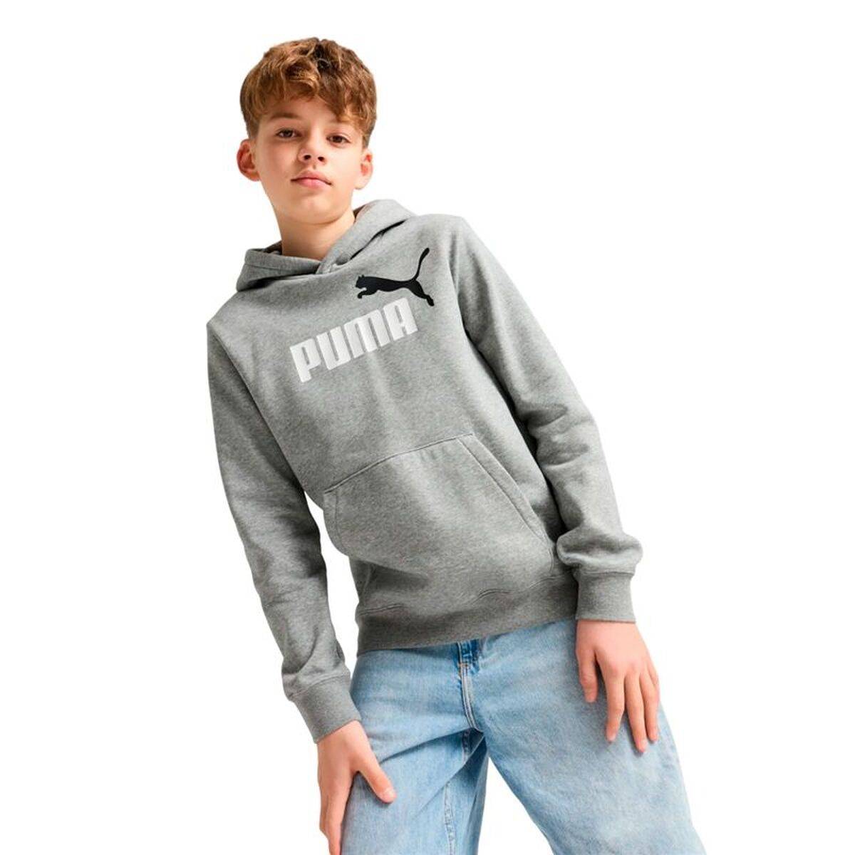 Sudadera con Capucha Niño Puma Essentials 2 Color No.1 Gris