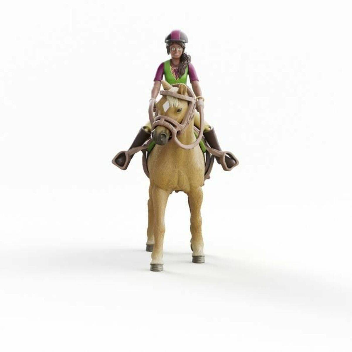 Playset Schleich 42714 Sarah & Mystery 6 Piezas