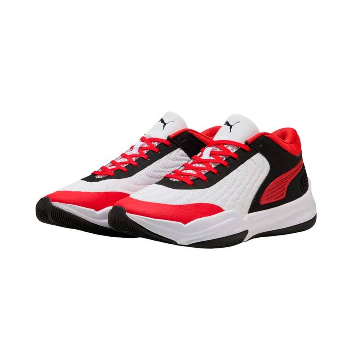 Zapatillas de Baloncesto para Adultos Puma Court Pro 2 Blanco Rojo
