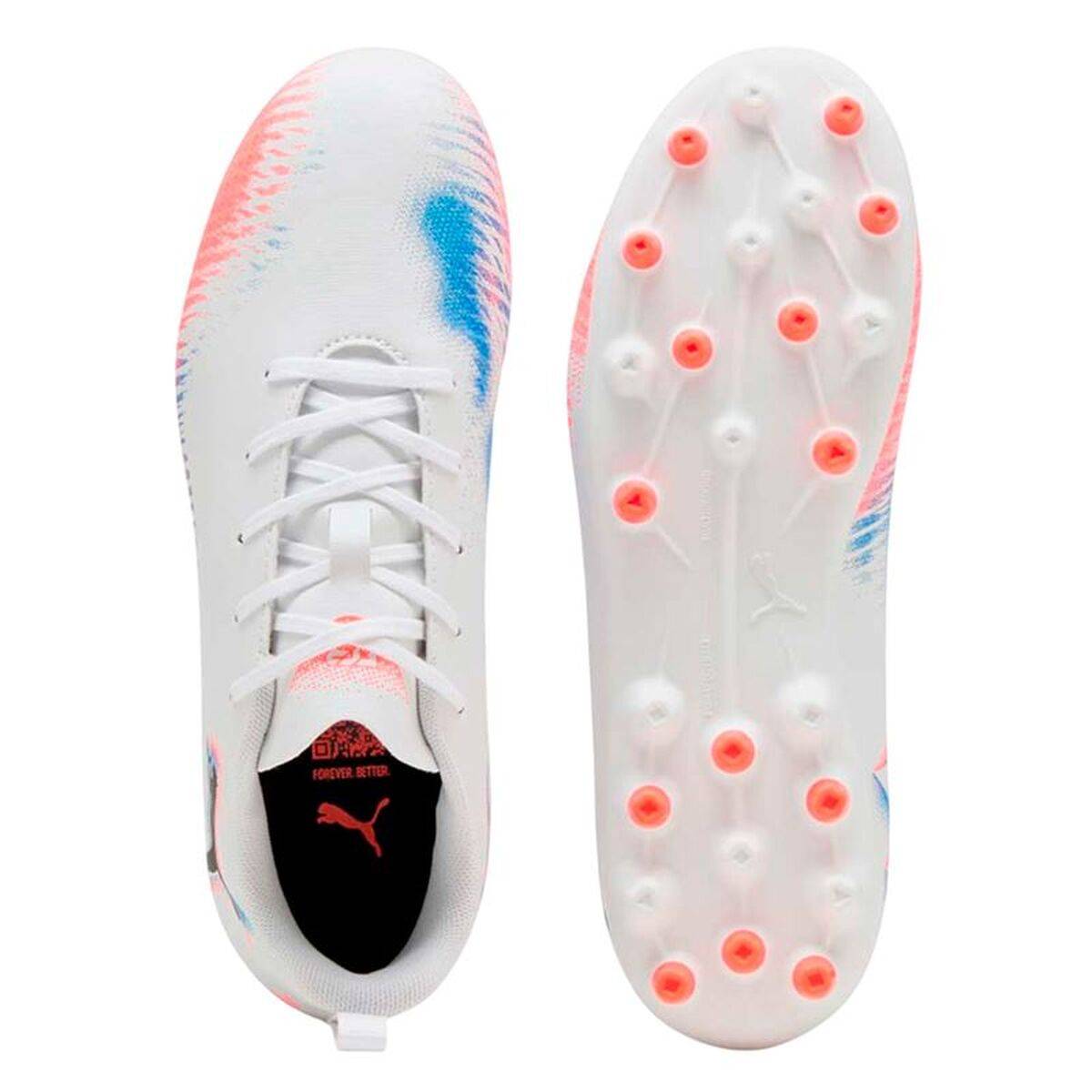 Botas de Fútbol para Niños Puma Future 8 Play Mg Blanco