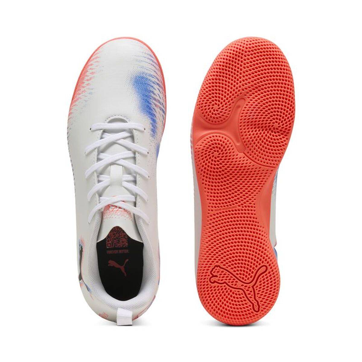 Zapatillas de Fútbol Sala para Niños Puma Future 8 Play It Blanco