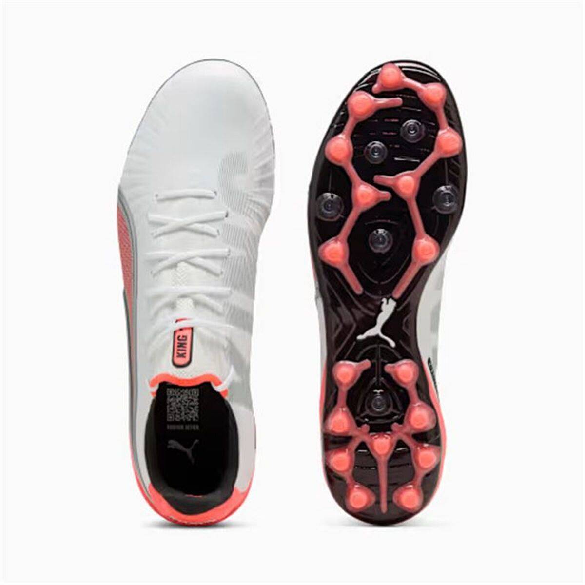 Botas de Fútbol para Adultos Puma King Ultimate Mg Blanco