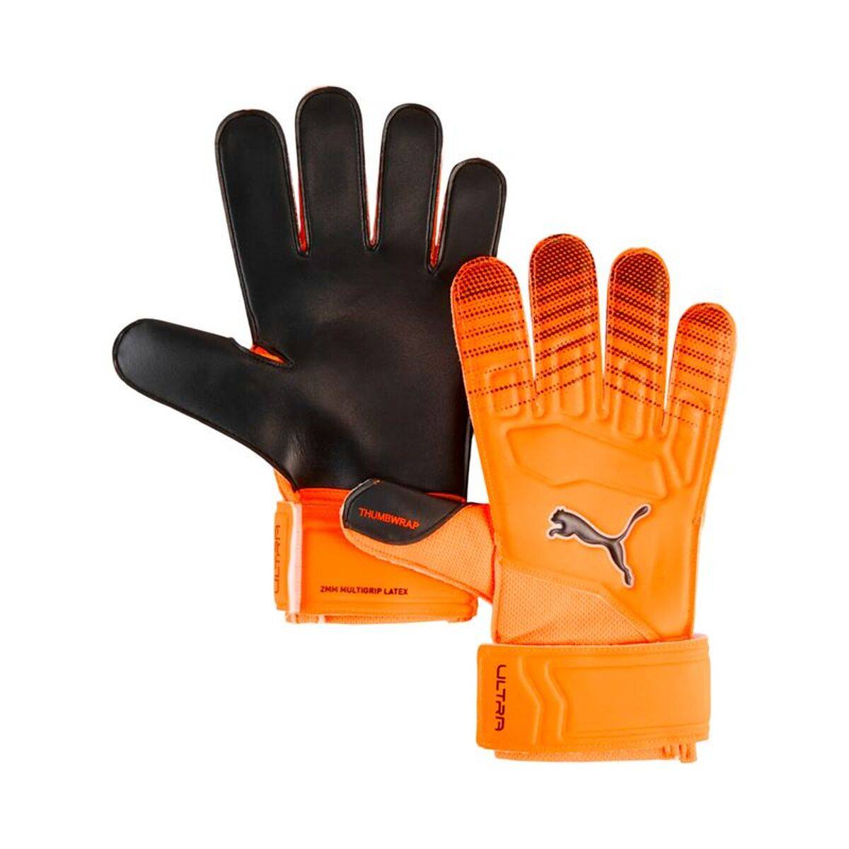 Guantes de Portero Puma Ultra Play Rc Negro Naranja Adultos