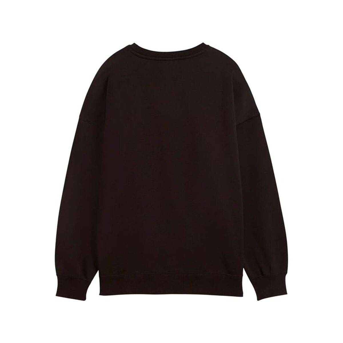 Sudadera sin Capucha Mujer Puma Maximal Metallic Oversized Crew FL Negro