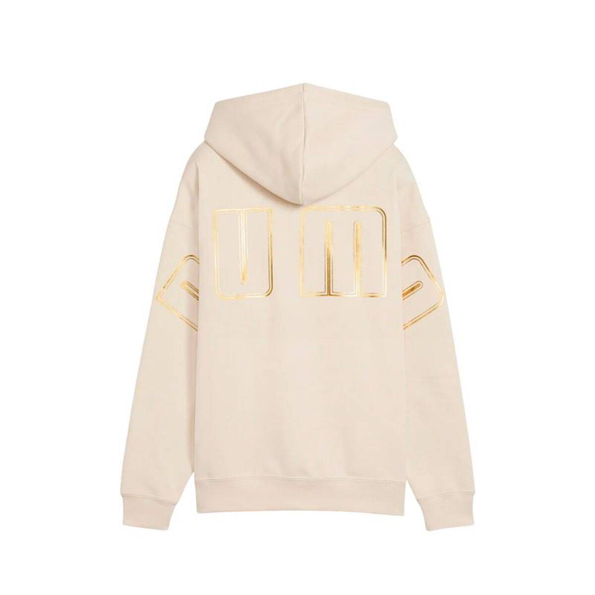 Sudadera con Capucha Mujer Puma Maximal Metallic Beige