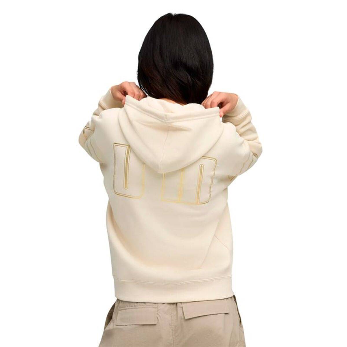 Sudadera con Capucha Mujer Puma Maximal Metallic Beige
