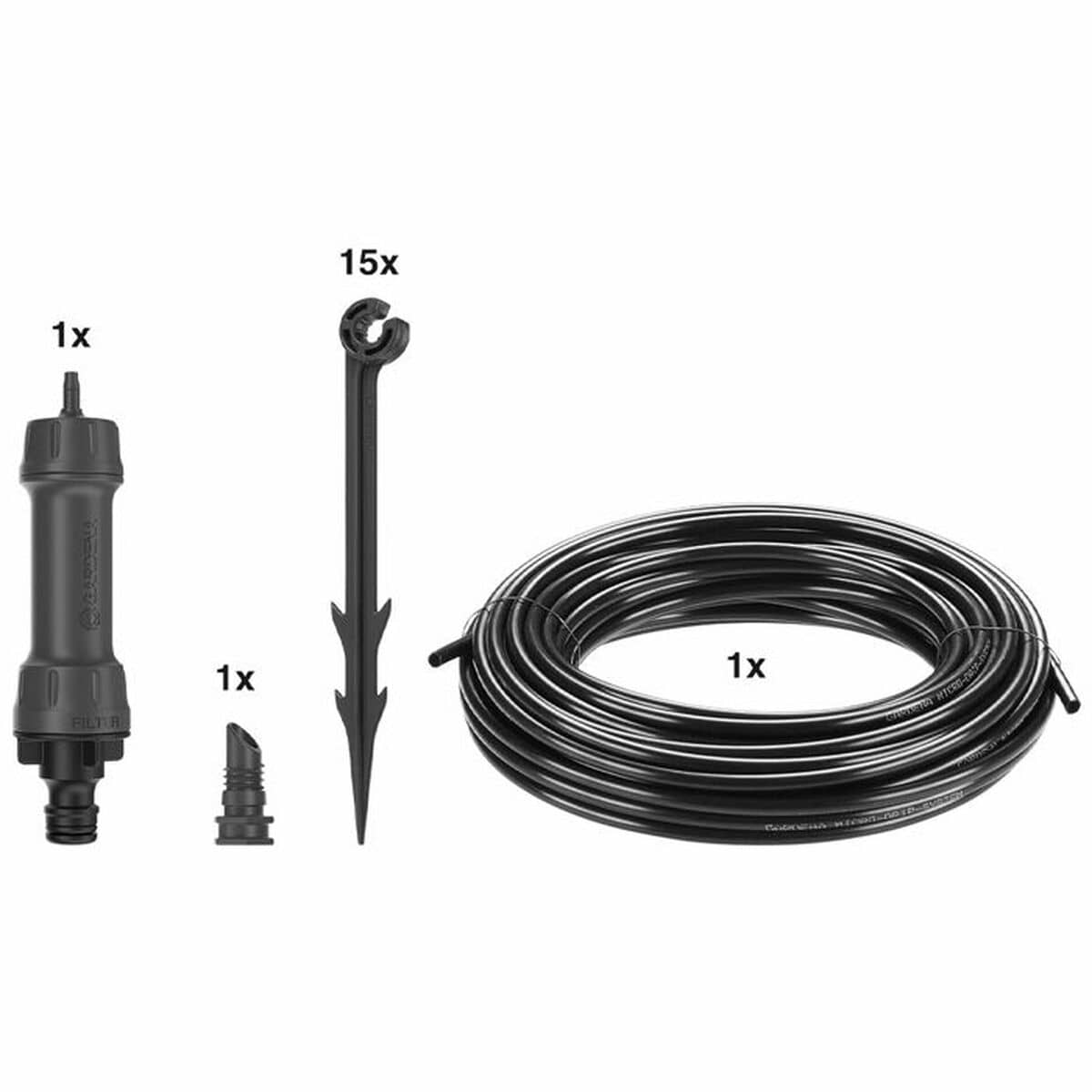 Sistema de riego por goteo Gardena