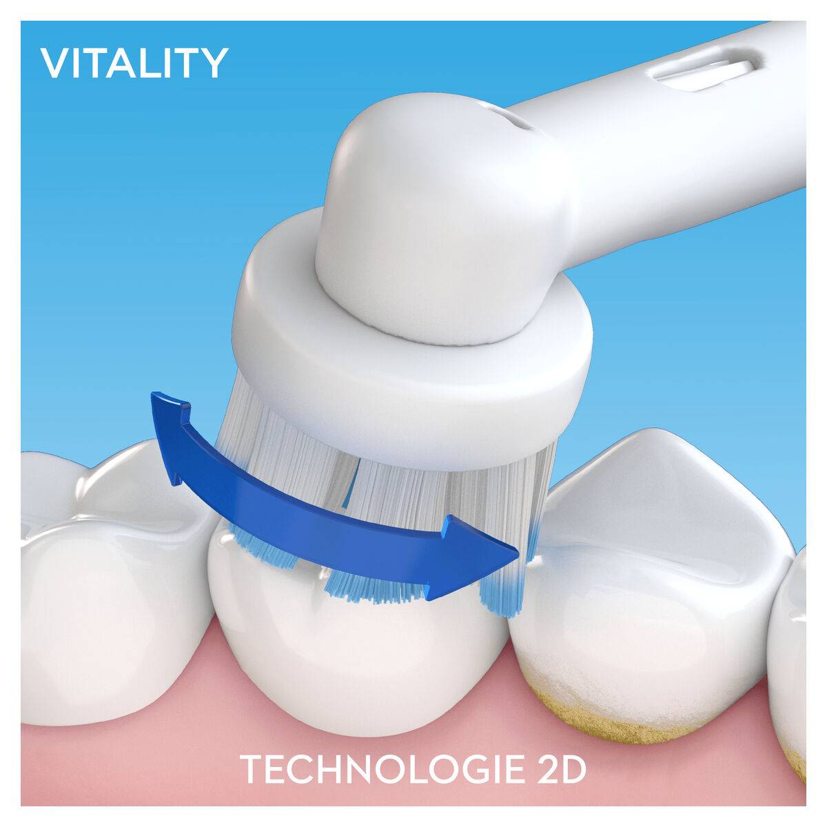 Cepillo de Dientes Eléctrico Oral-B VITALITY 100 SENTIVE ULTRA THIN Blanco