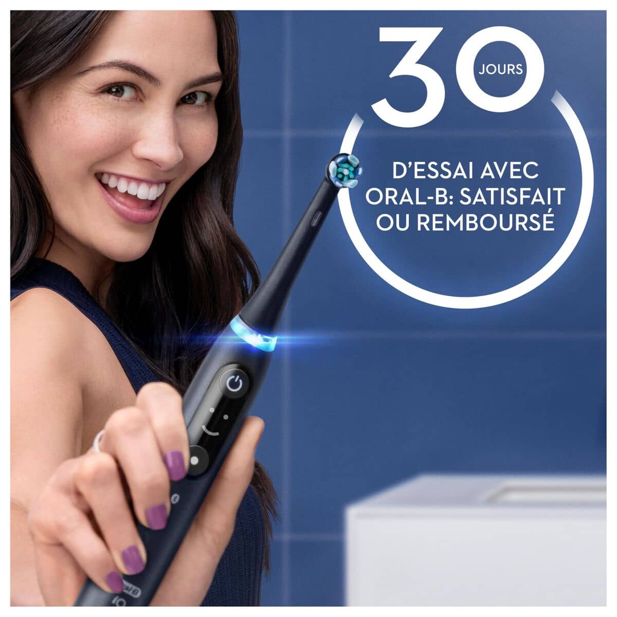 Cepillo de Dientes Eléctrico Braun IO8MAGNETIC/BK Negro