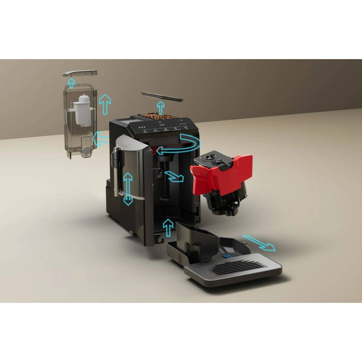 Cafetera Superautomática Siemens AG TF301E19 Negro 1300 W 15 bar 1,4 L 250 g