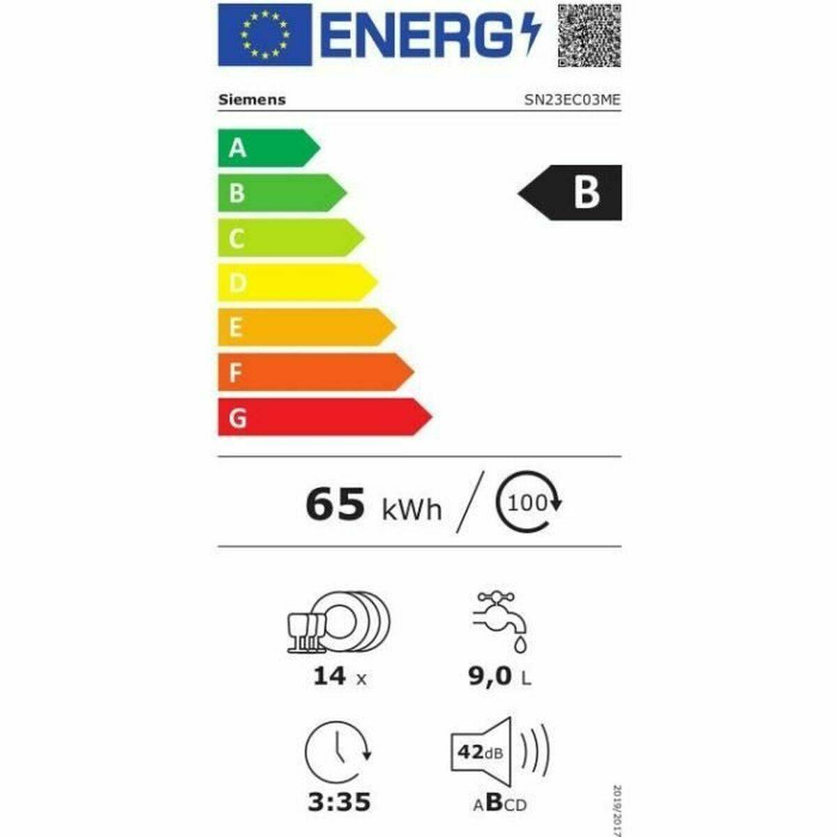 Lavavajillas Siemens AG Negro 60 cm