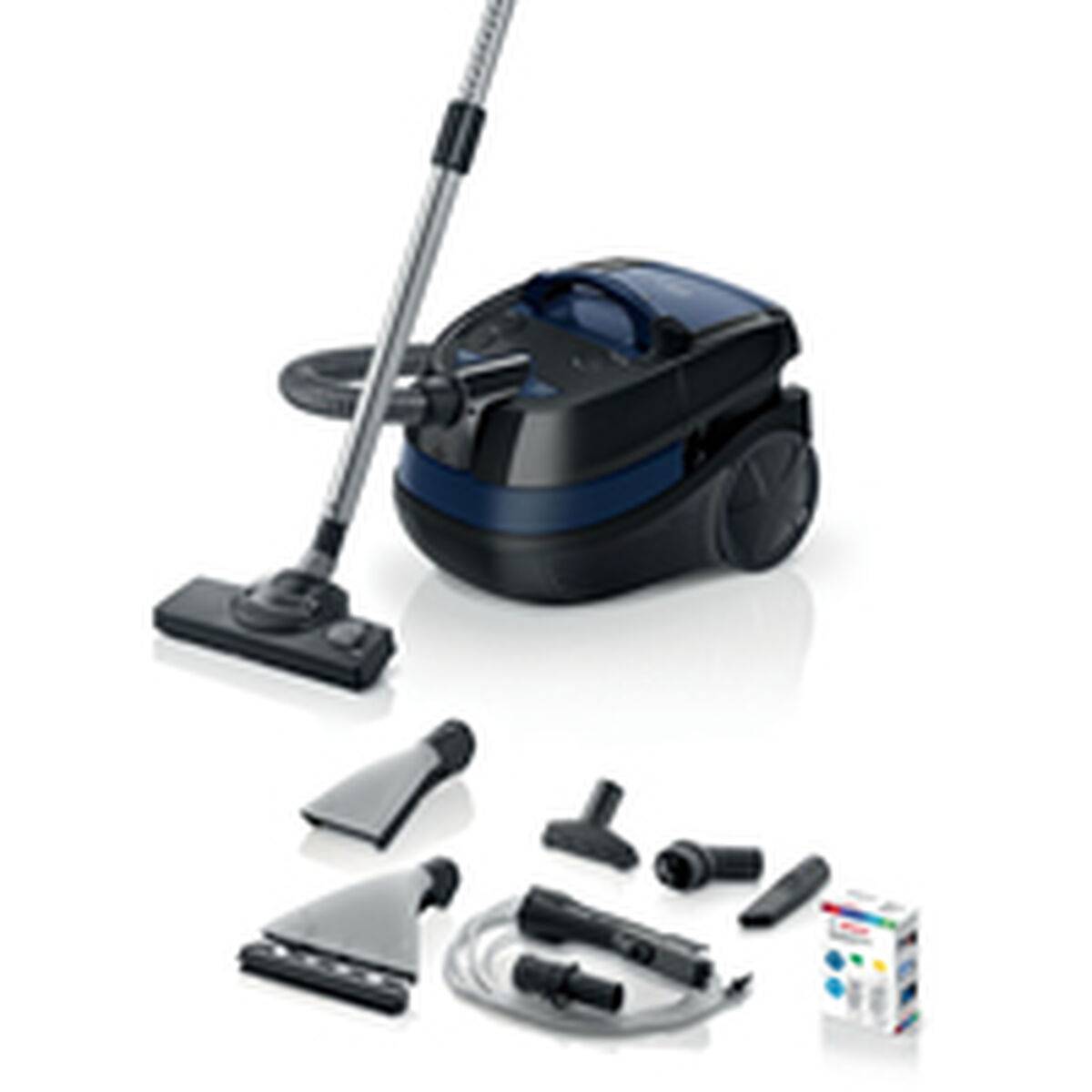 Aspiradora en seco y húmedo BOSCH BWD41700 Azul Negro 1700 W