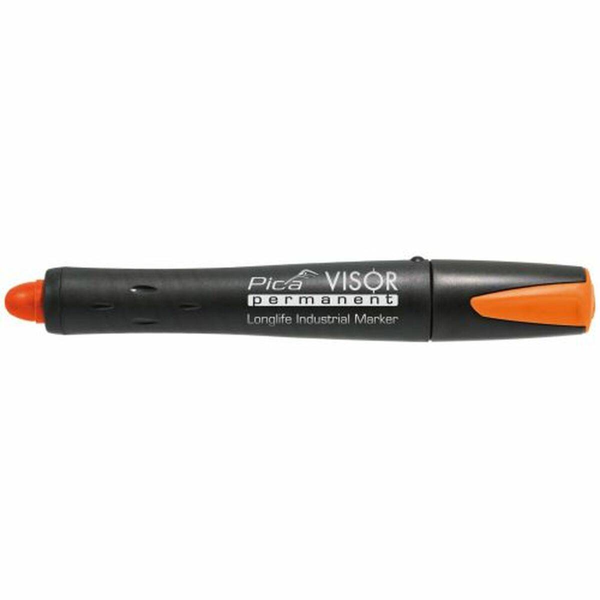 Marcador Pica 990/054 Permanente Naranja Industrial