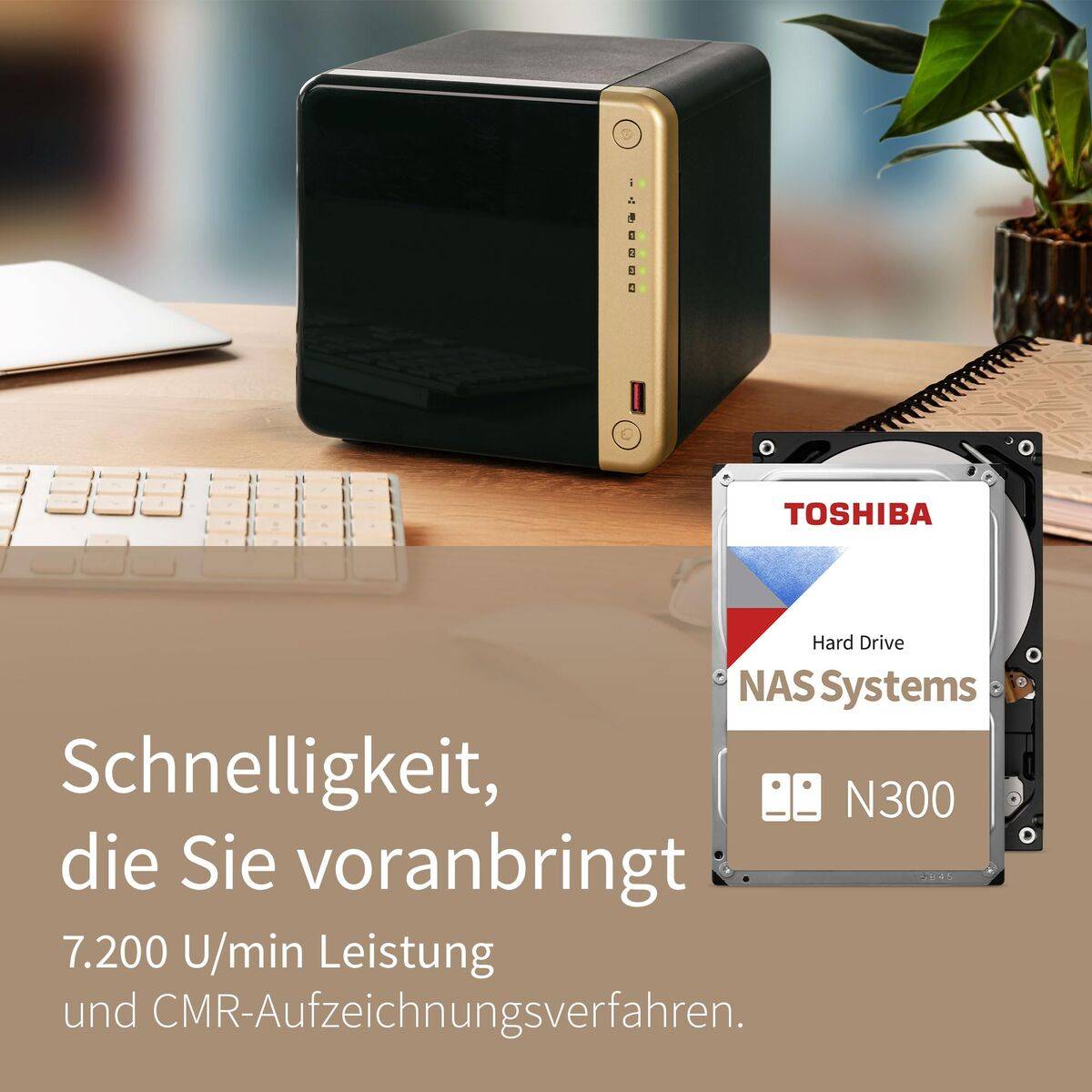 Disco Duro Toshiba N300 3,5" 4 TB HDD