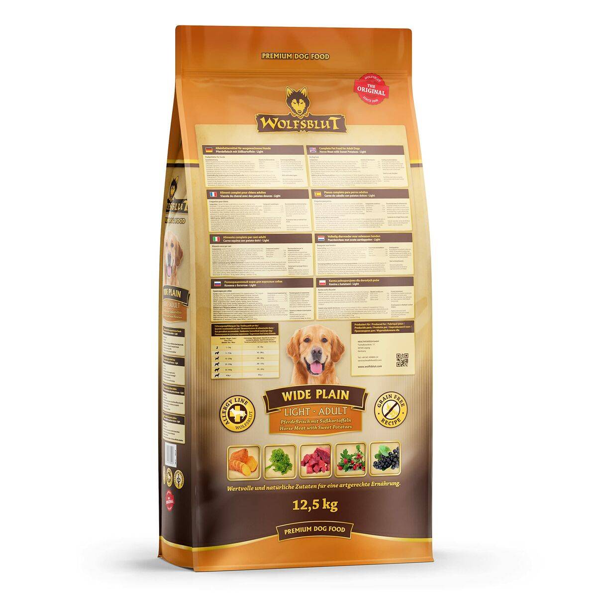 Pienso Wolfsblut Adulto Carne Batata Caballo 12,5 Kg