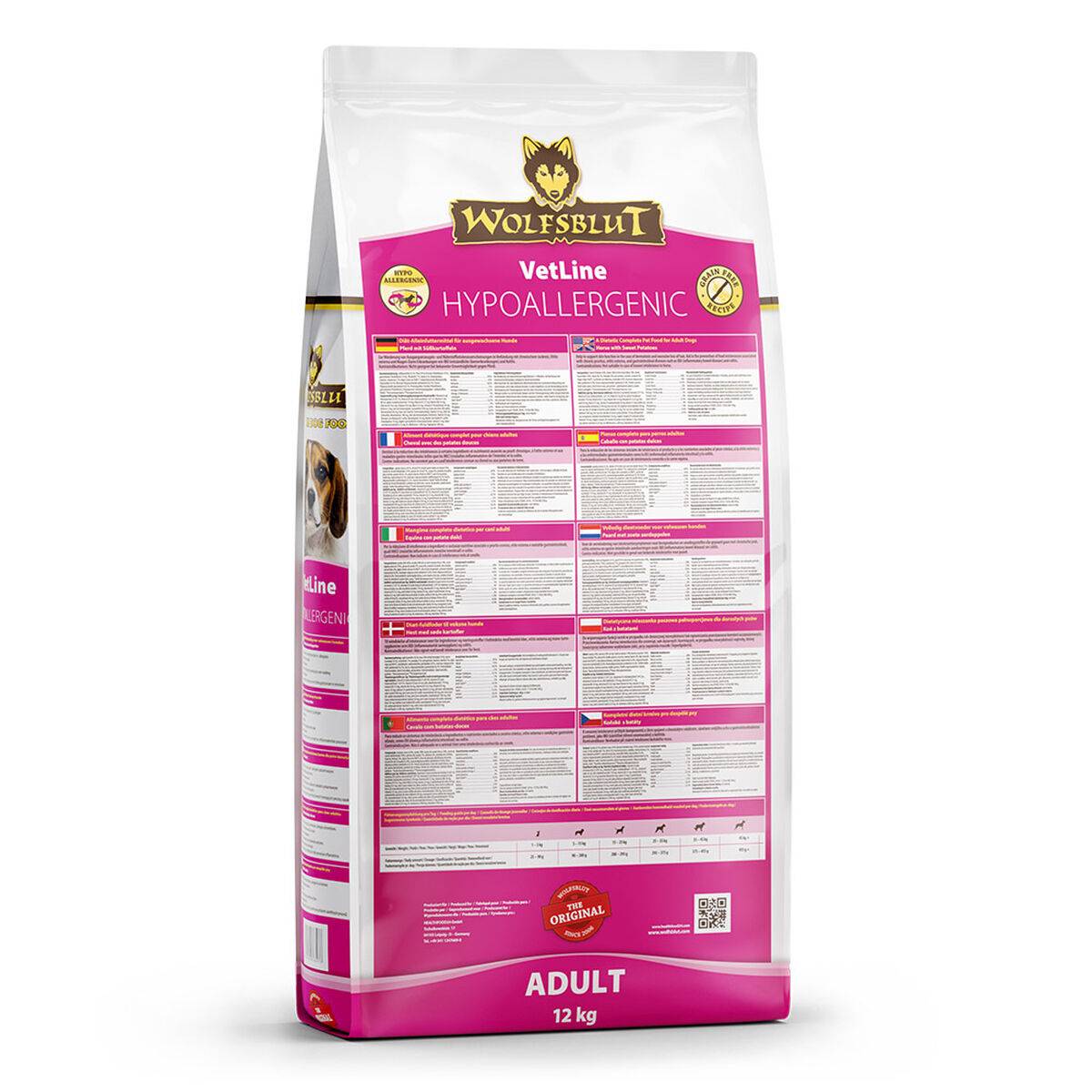Pienso Wolfsblut Adulto Carne Caballo 12 kg