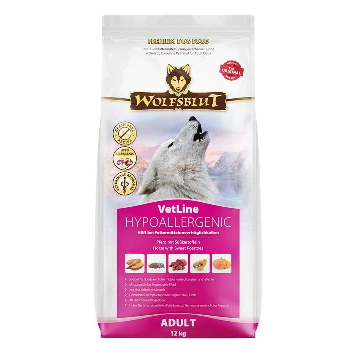 Pienso Wolfsblut Adulto Carne Caballo 12 kg