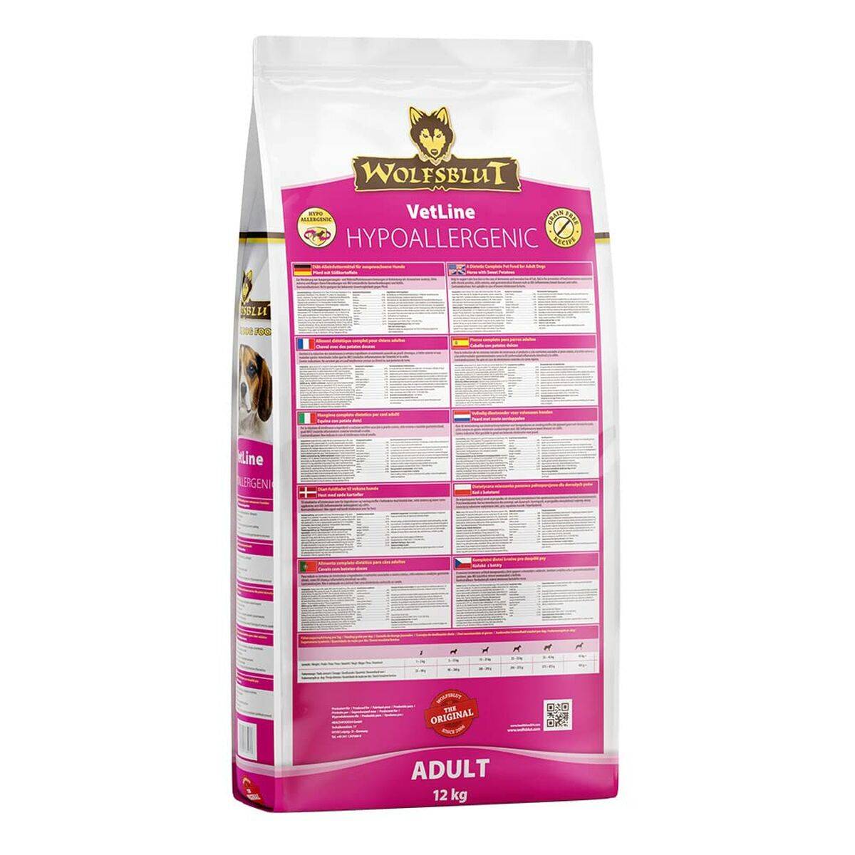 Pienso Wolfsblut Adulto Carne Caballo 12 kg