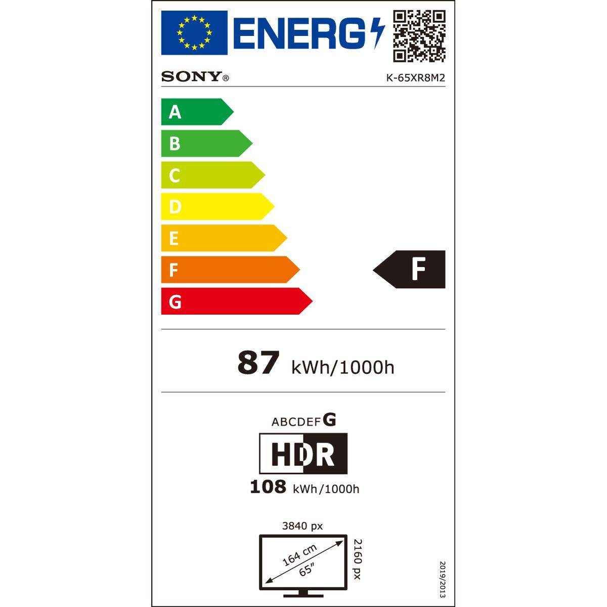 Smart TV Sony K65XR8M25B