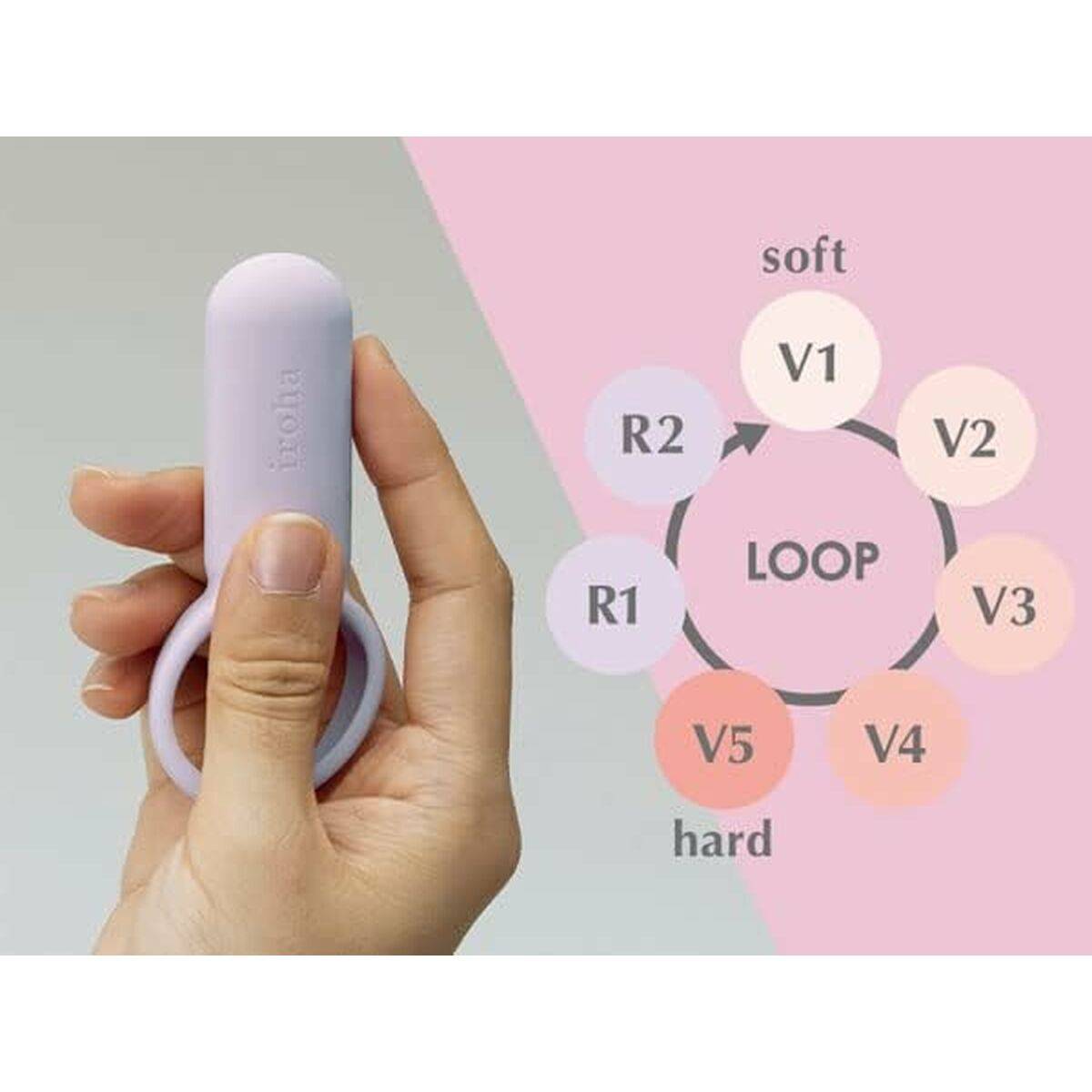 Anillo Vibrador Iroha Salmón