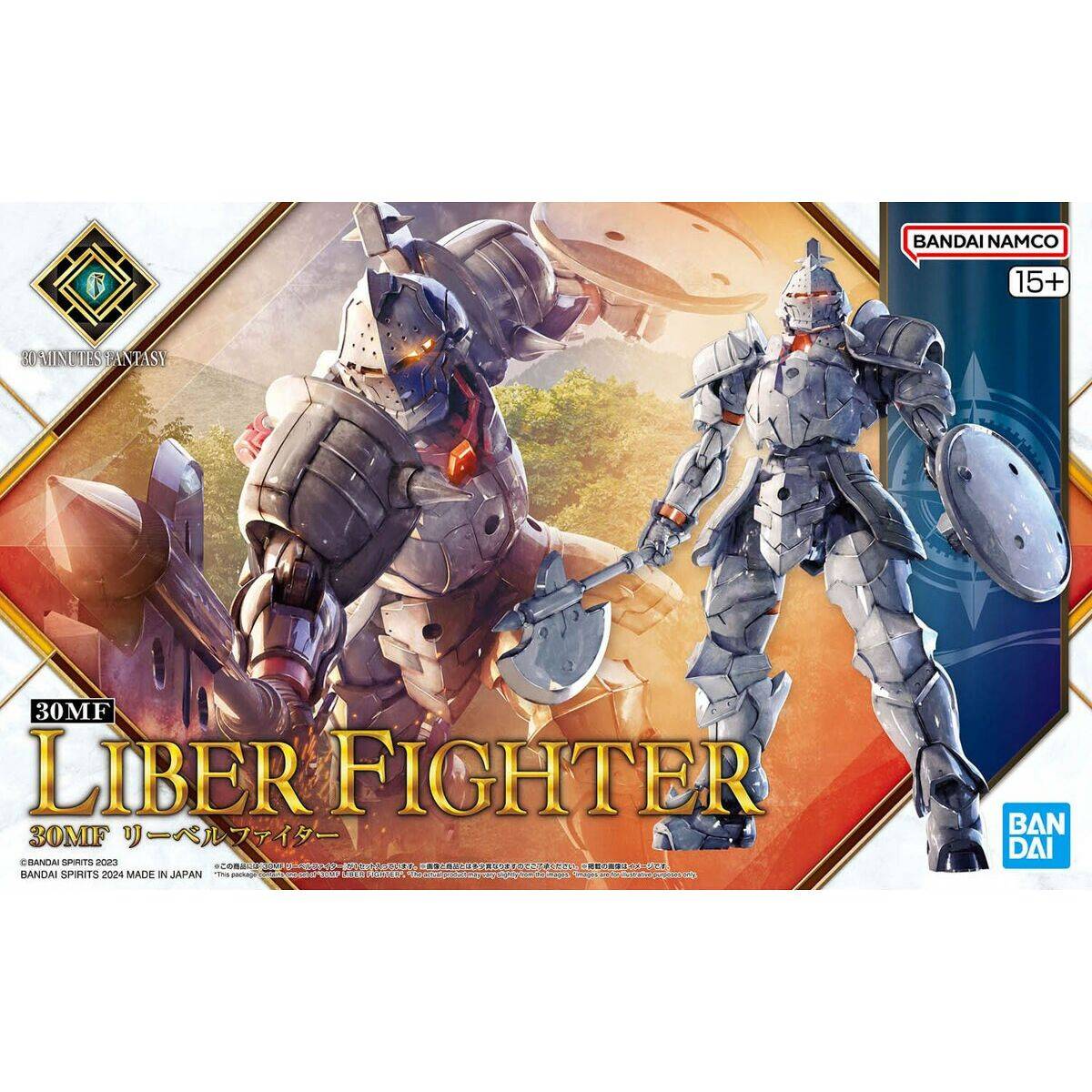 Figura Coleccionable Bandai 30MF LIBER FIGHTER Guerrero