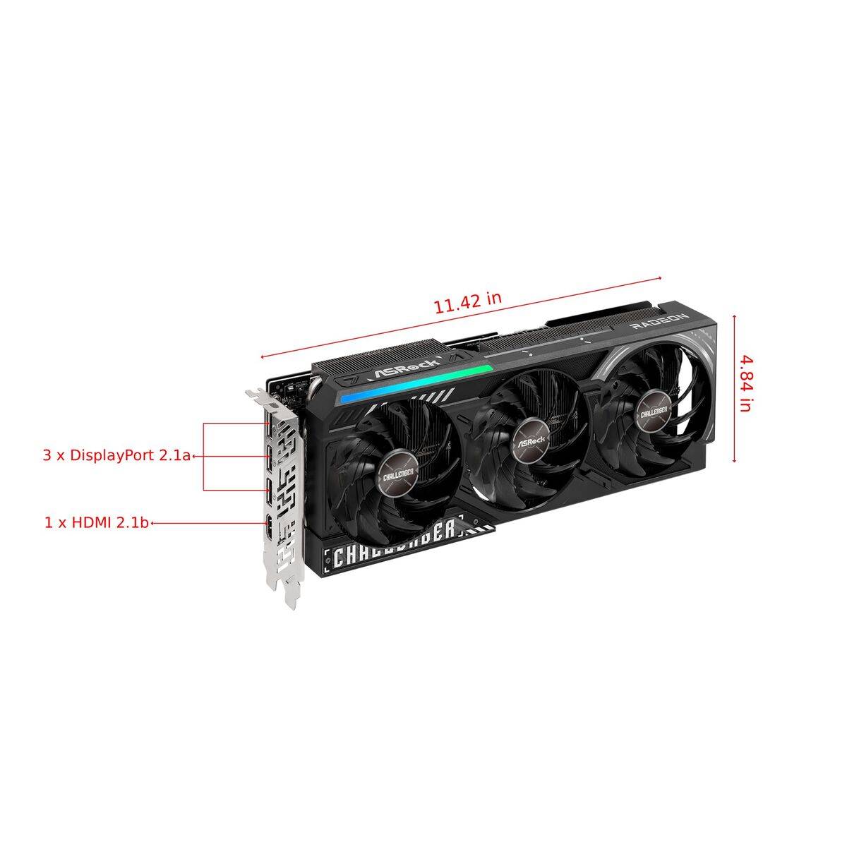 Tarjeta Gráfica ASRock 90-GA61ZZ-00UANF radeon rx 9070 xt 16 GB GDDR6