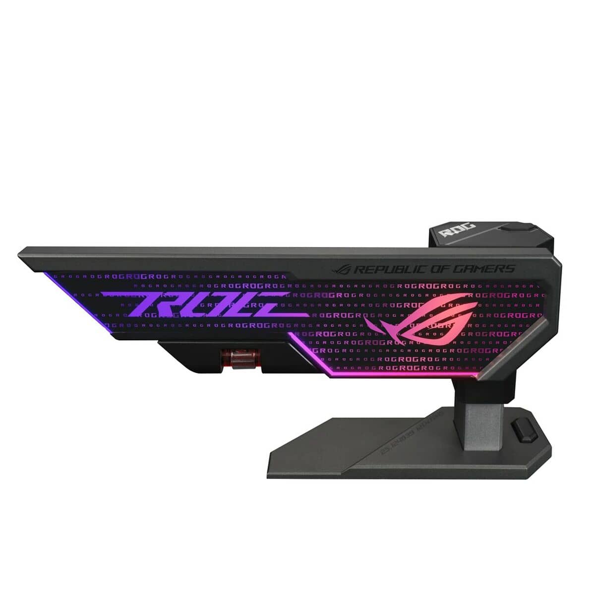 Base de carga Asus ROG Herculx Graphics Card Holder Negro Gris 50 W