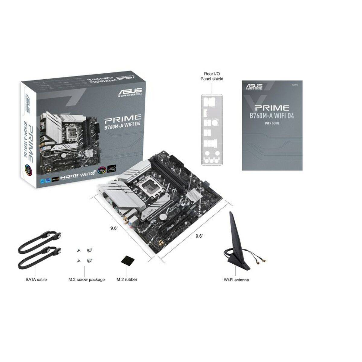 Placa Base Asus PRIME B760M-A WIFI D4 LGA 1700