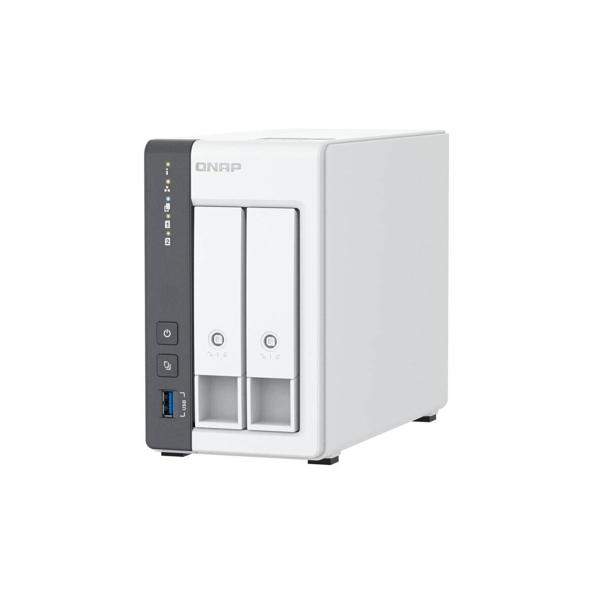 Almacenamiento en Red NAS Qnap TS-216G Blanco Negro ARM Cortex-A55