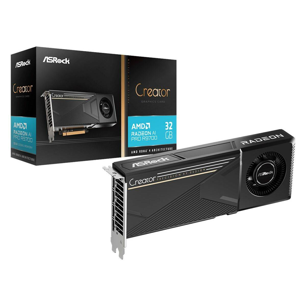 Tarjeta Gráfica ASRock R9700 CT 32G 32 GB GDDR6