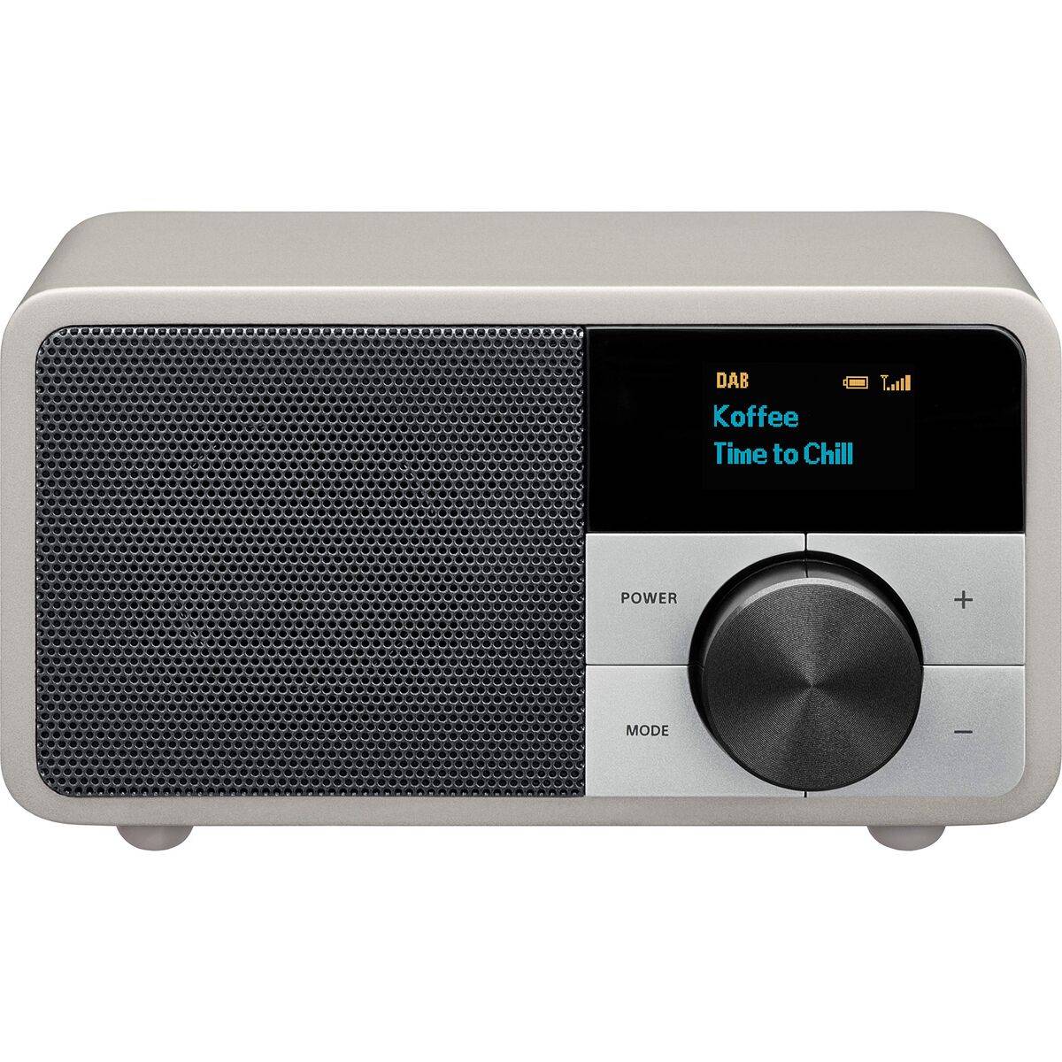 Radio Transistor Sangean DDR7 MINI Plateado FM Retro