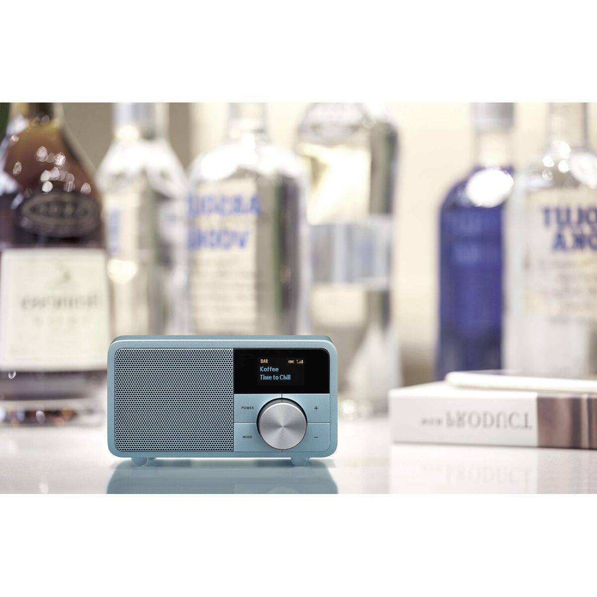 Radio Transistor Sangean DDR7 MINI Azul FM Retro