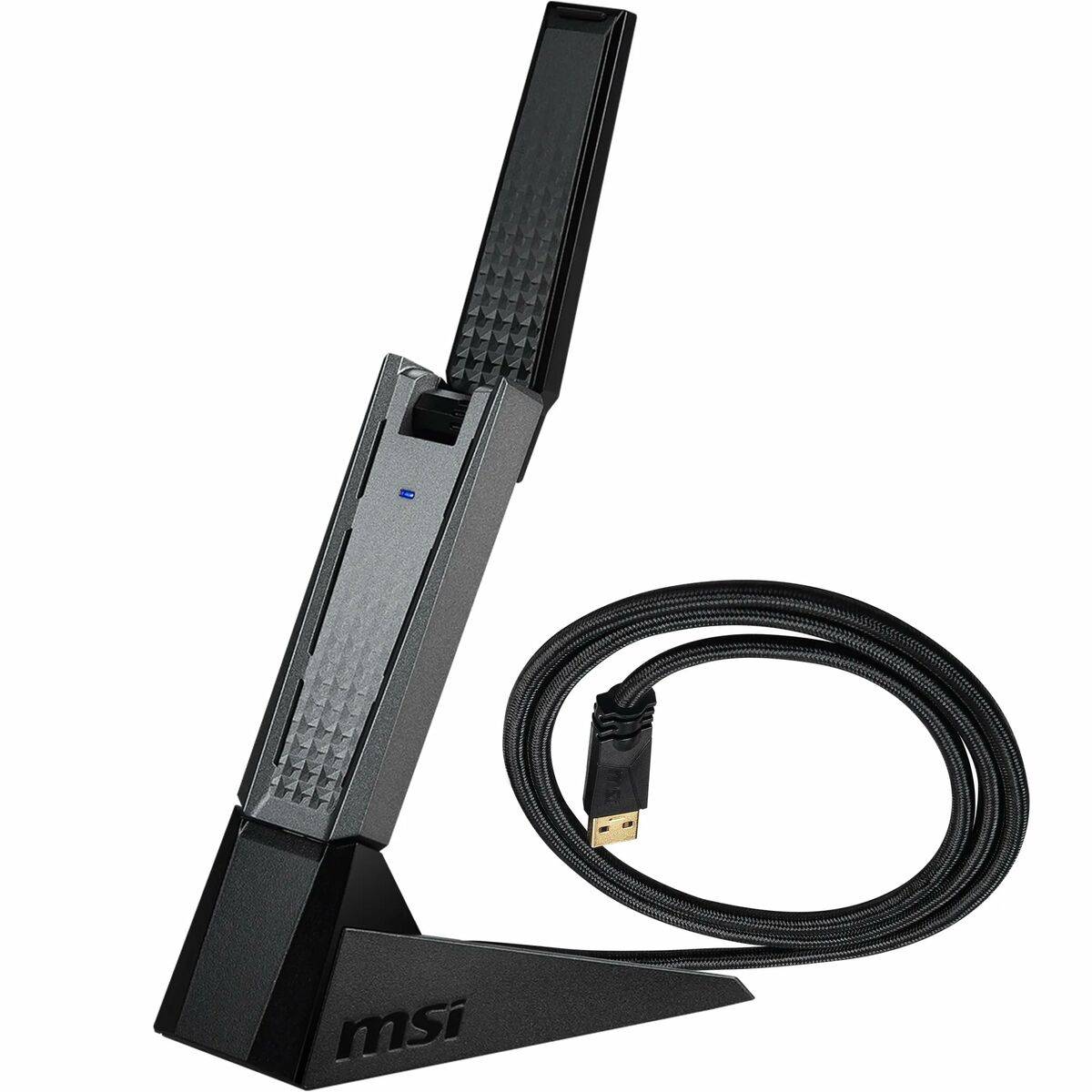 Adaptador USB MSI AX1800 Negro
