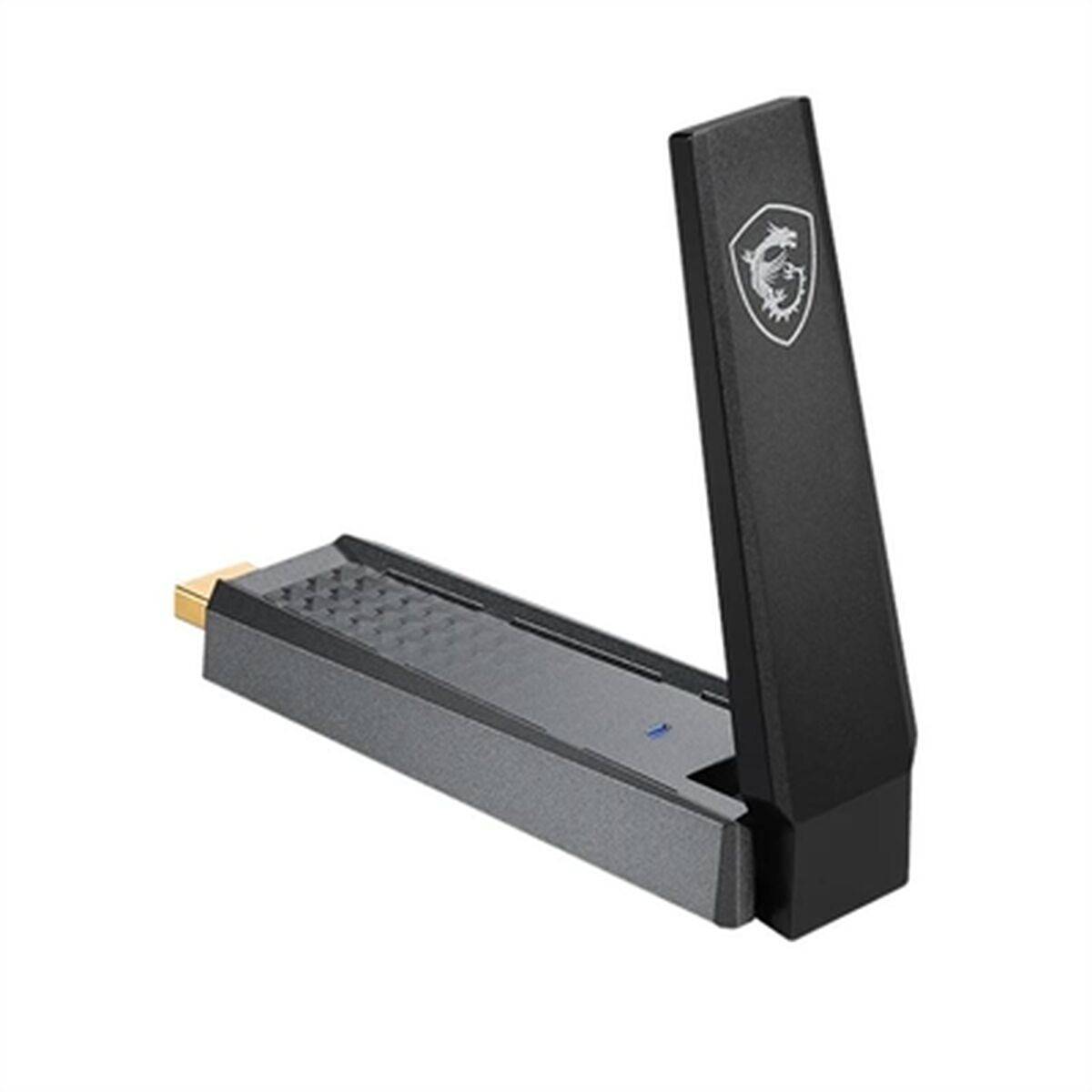 Adaptador USB MSI AX1800 Negro