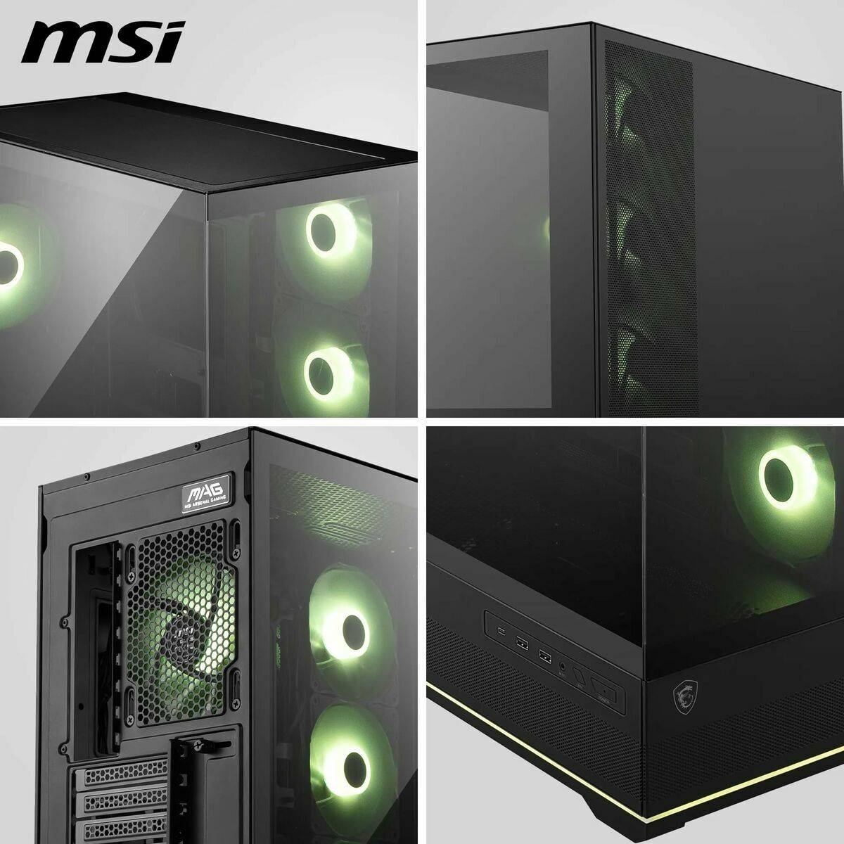 Caja Semitorre ATX MSI 306-7G28R21-JA4 Negro